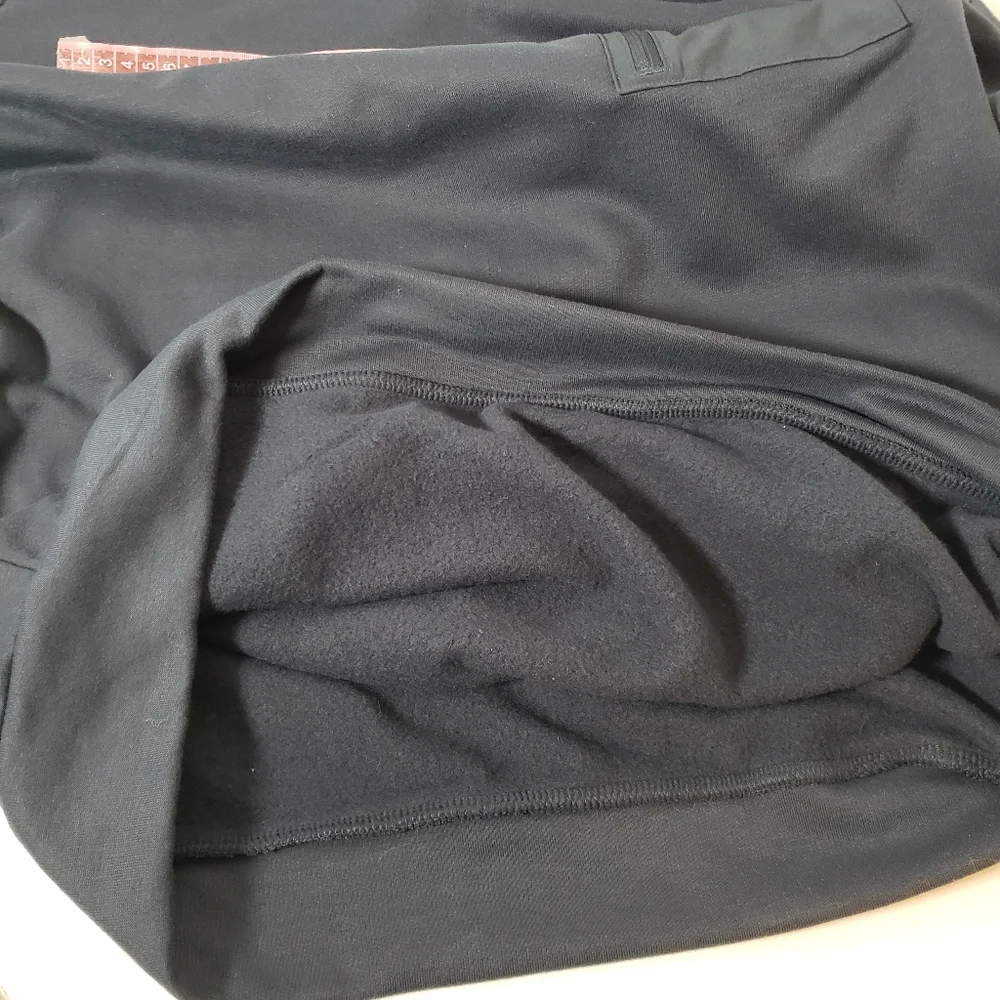 Adidas Mens Navy Large Fleece Pocket Hoodie Active Athletic Running Sweatshirt